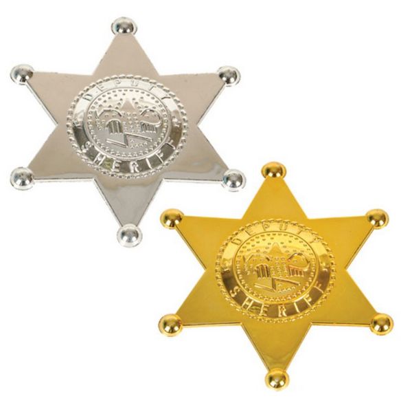 TR20095 Plastic Sheriff Badge